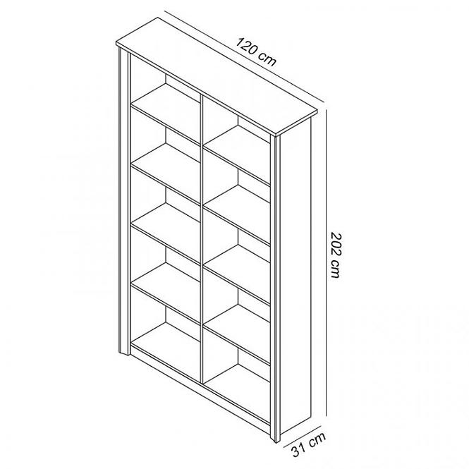 Regál Finezja F8