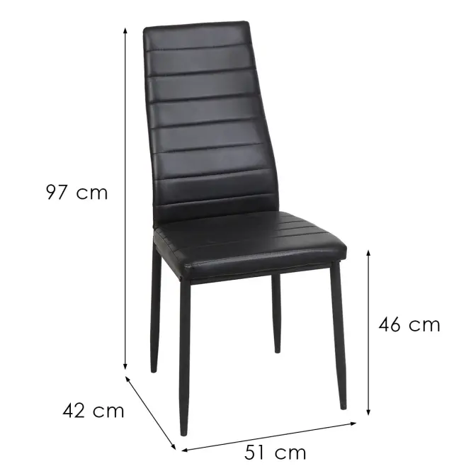 Szék Megi fekete 80018