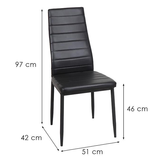 Szék Megi fekete 80018
