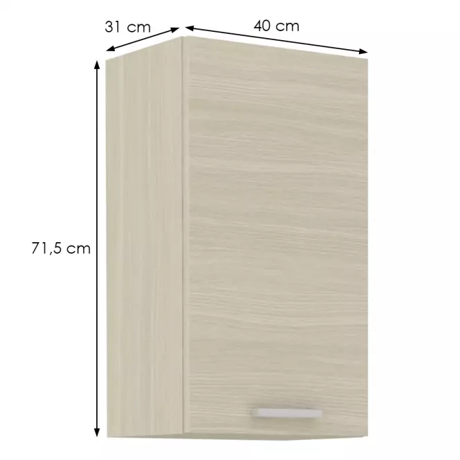 Konyhaszekrény Wiktoria chamonix/legno 40G-72