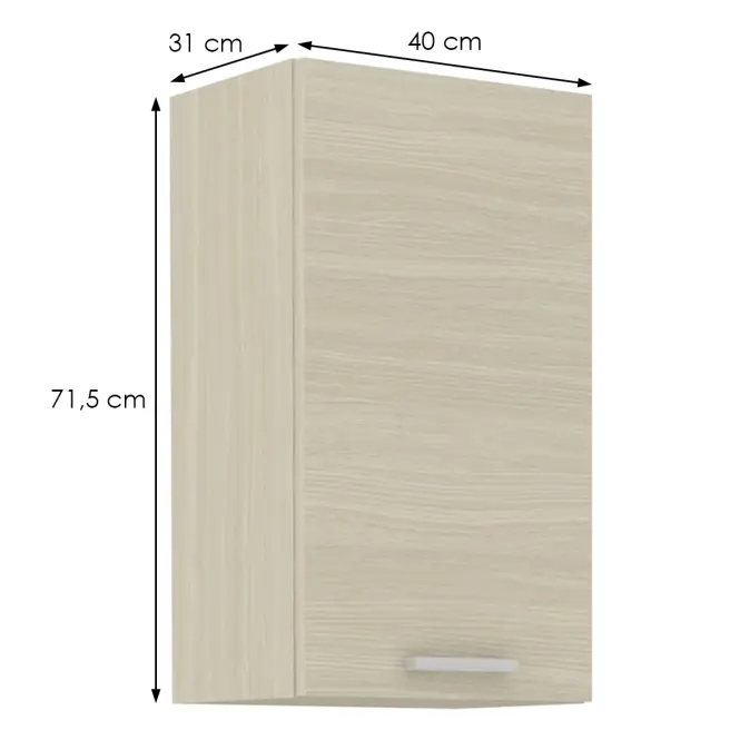 Konyhaszekrény Wiktoria chamonix/legno 40G-72,2