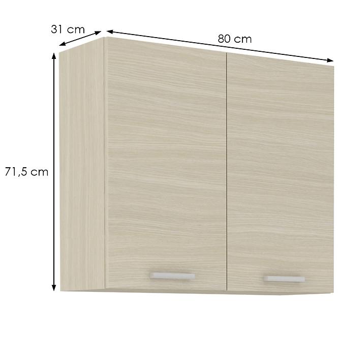 Konyhaszekrény Wiktoria chamonix/legno 80G-72