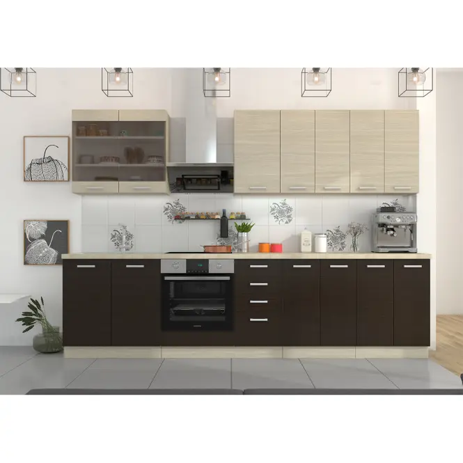 Konyhaszekrény Wiktoria chamonix/legno 60DK-210 2F,7