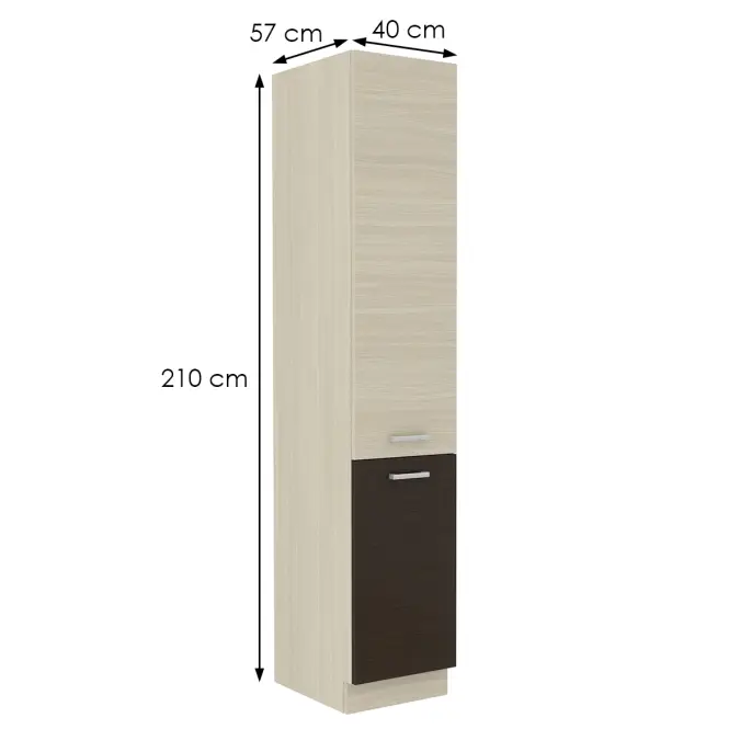 Konyhaszekrény Wiktoria chamonix/legno 40DK-210 2F,2