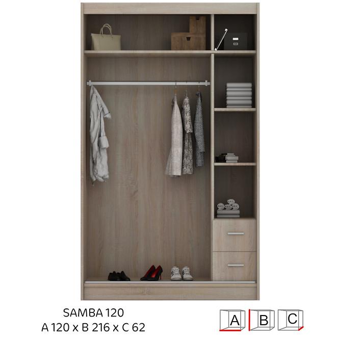 Szekrény Samba 120 cm
