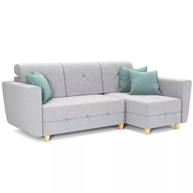 Sarok ülőgarnitúra szett Grey J Enzo 162+Enzo 154 dr narural,2