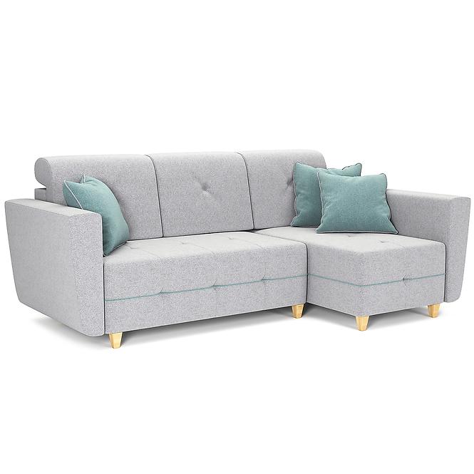 Sarok ülőgarnitúra szett Grey J Enzo 162+Enzo 154 dr narural,2