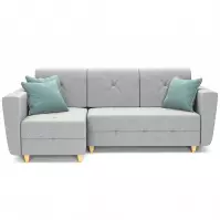 Sarok ülőgarnitúra Grey B Enzo 162+Enzo 154 dr narural