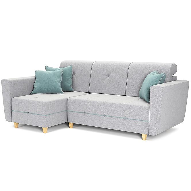 Sarok ülőgarnitúra Grey B Enzo 162+Enzo 154 dr narural