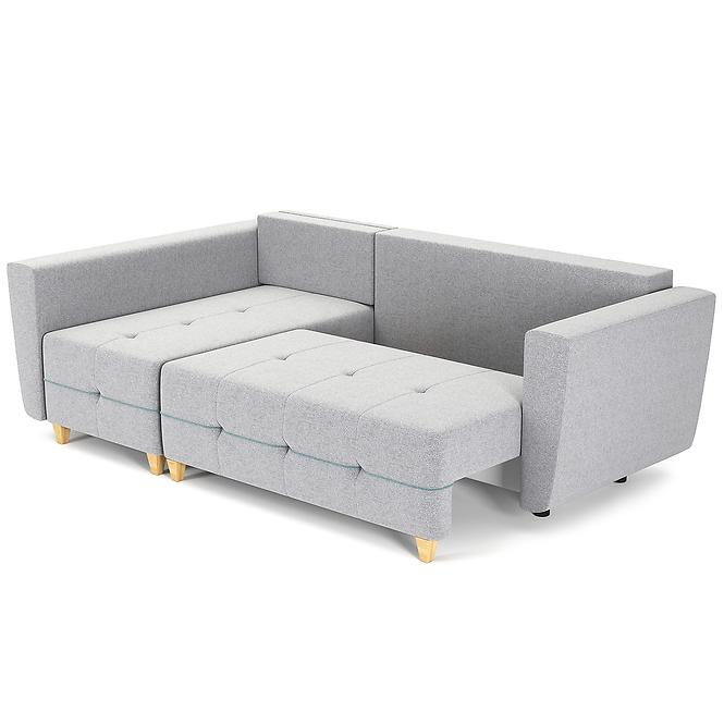 Sarok ülőgarnitúra Grey B Enzo 162+Enzo 154 dr narural