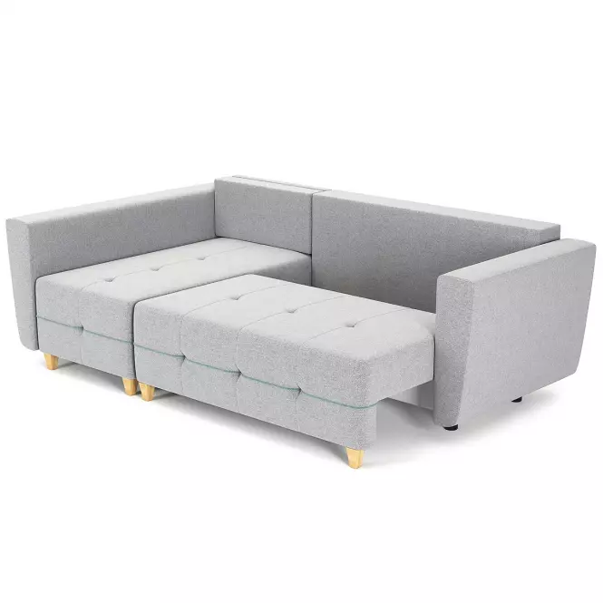 Sarok ülőgarnitúra Grey B Enzo 162+Enzo 154 dr narural,4