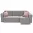 Sarok ülőgarnitúra Grey J Enzo 161+Enzo 152 dr narural