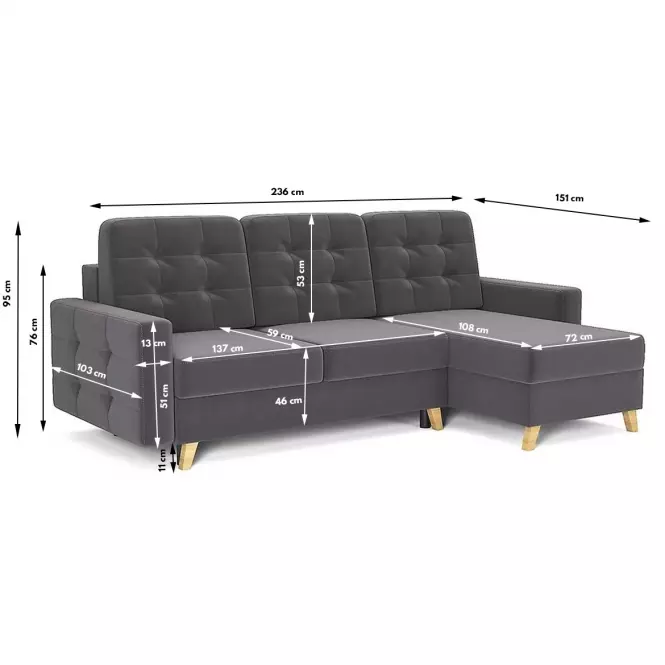 Sarokgarnitúra szett Vegas Fuego 166 dr narural,3