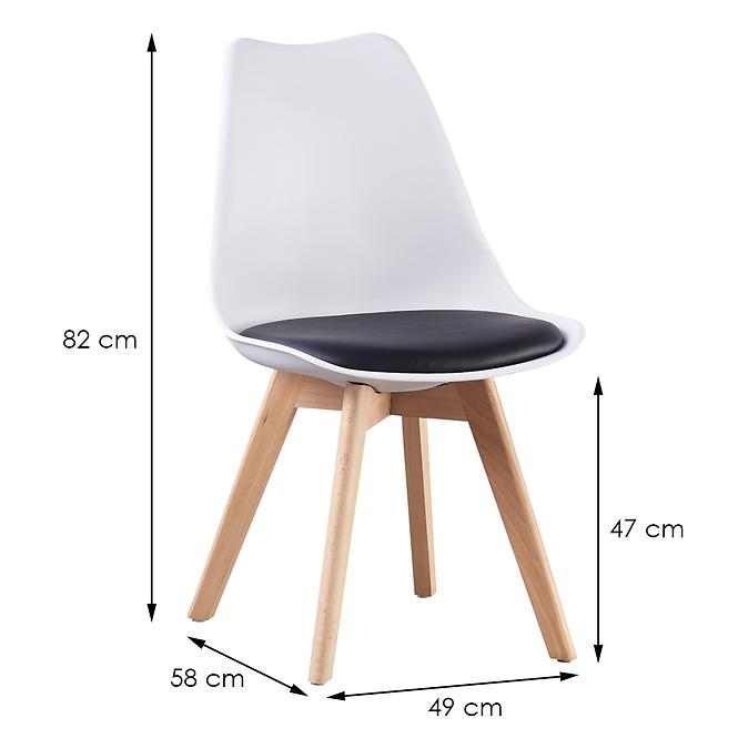 Szék Hawanna  TL-SL04 fekete/fehér,6