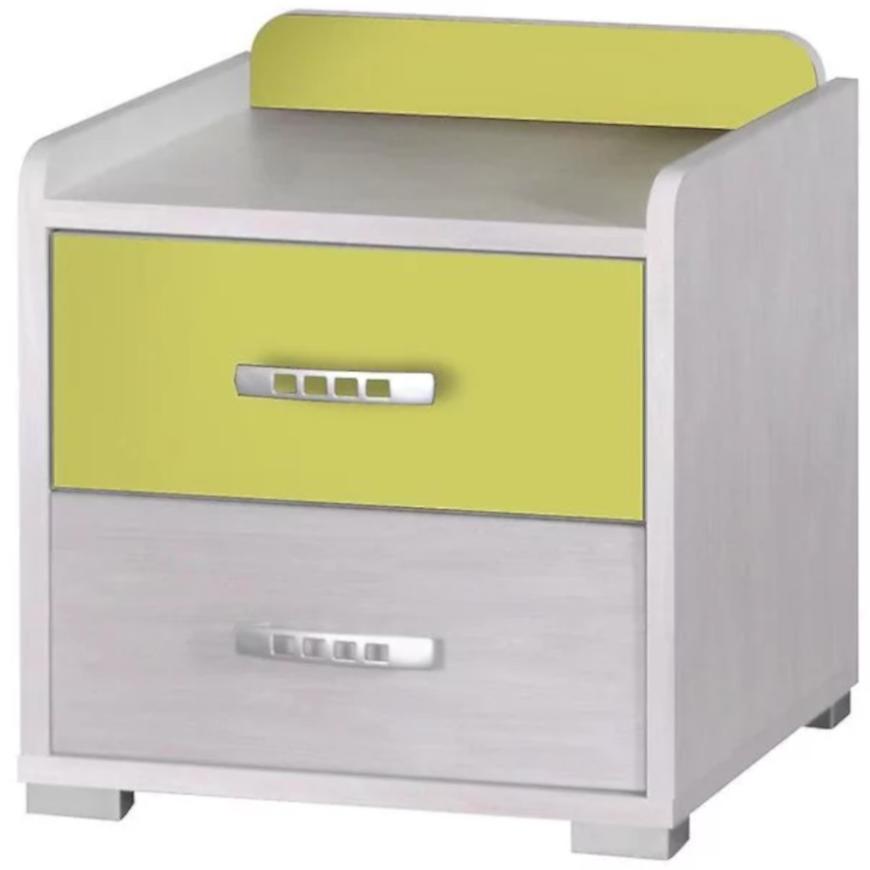 Éjjeliszekrény Nemo 8 halvány werona/akvamarín