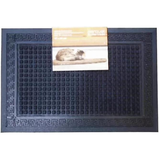 Lábtörlő  GREEK KEY SQUARE BLACK 40X60