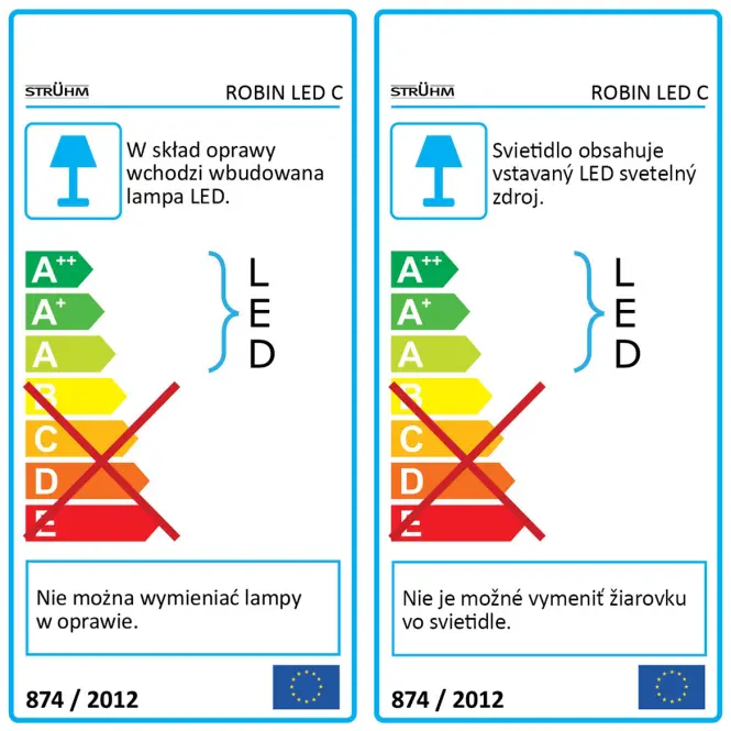 Mennyezeti beépíthető lámpa Robin LED C 18W 4000K 03087,8