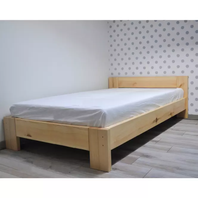 Ágy KT KUBA 180 fenyő,5