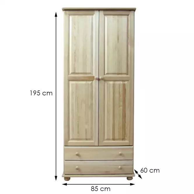 Szekrény 139A fenyő 85 cm