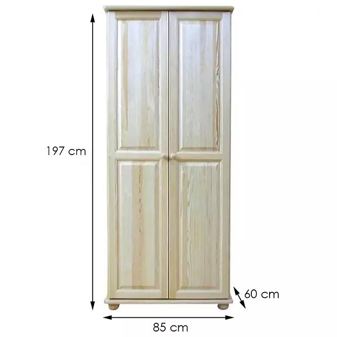Szekrény 40A fenyő 85 cm
