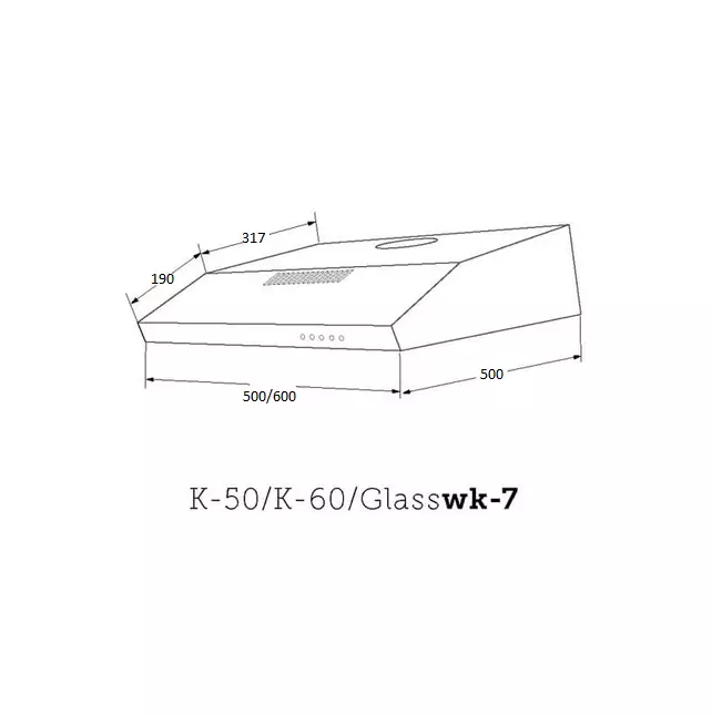 Páraelszívó Glass WK-7  K-60,5