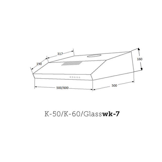 Páraelszívó K-GlassWK-7 60