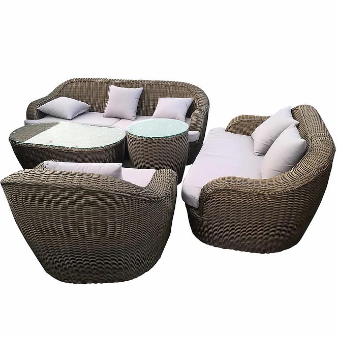 Technoratan szett Rhodes barna,8
