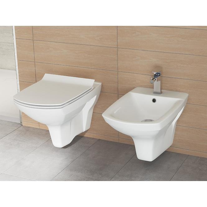 Wc csésze Carina fali ülőkével,6