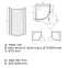 Zuhanykabin Kp1dja/Tx5 90 W0 Sb Glass Protect,3