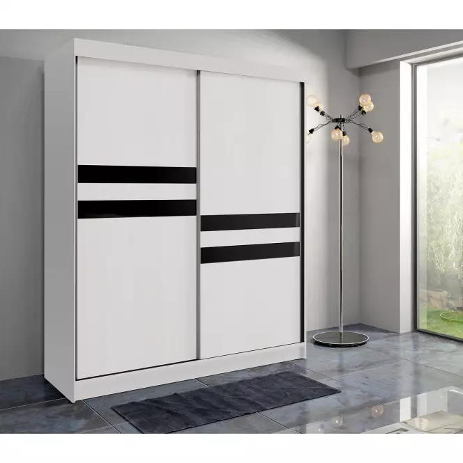 Szekrény Asturia 150 cm fehér,2