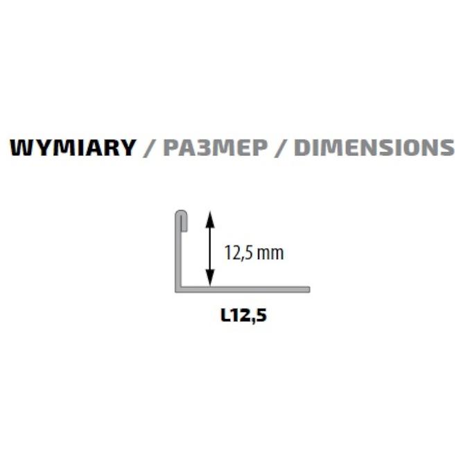 Profil l 12.5mm st l12.5 2.5m,2