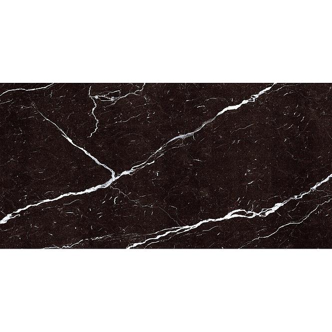 Csempe Gres Black Marquina High Glossy Rekt. 60/120