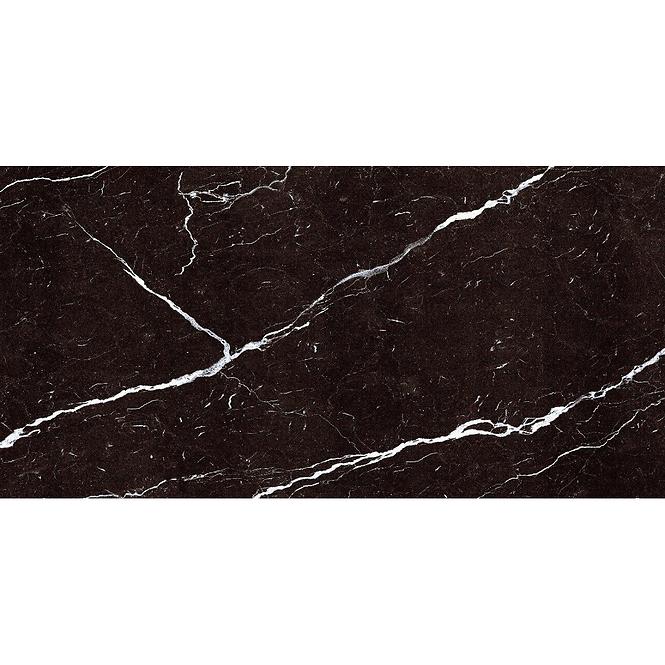 Csempe Gres Black Marquina High Glossy Rekt. 60/120