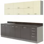 Konyhabútor Karmen Grey 260