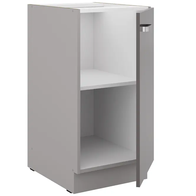 Konyhaszekrény Grey 40d 1f bb szürke