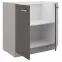 Konyhaszekrény Grey 80d 2f bb,2