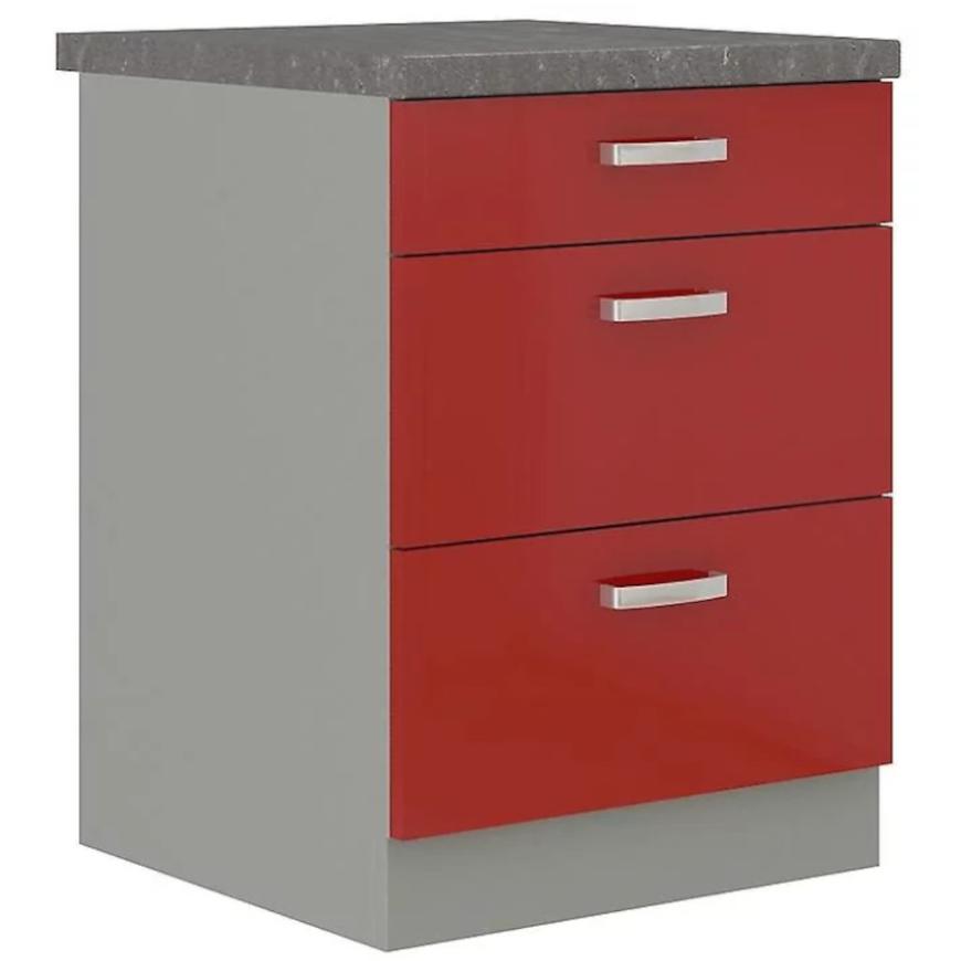 Konyhaszekrény Rose 60d 3s bb