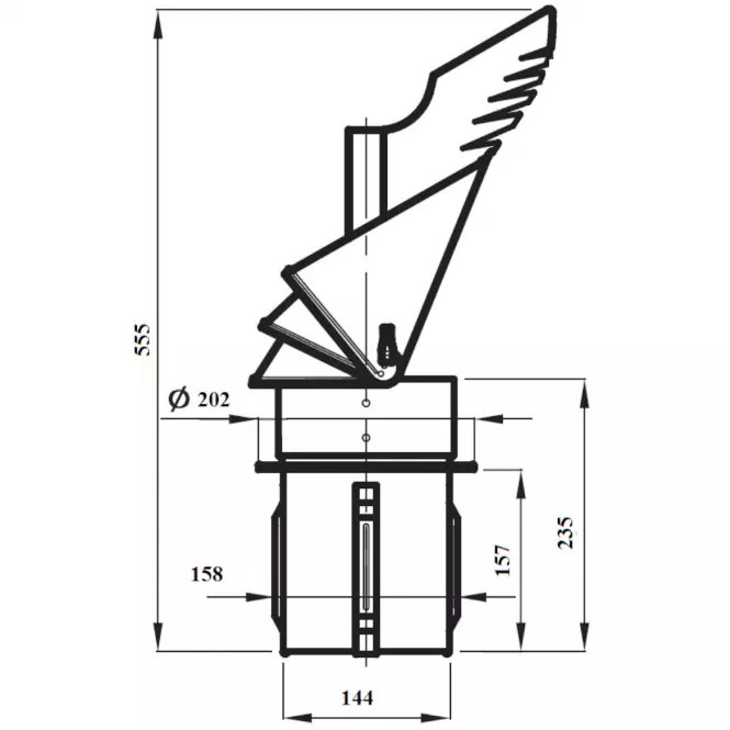 Rotowent Dragon RO150CH-DR-PT
