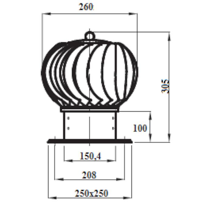 Turbowent 150 Oc/Al