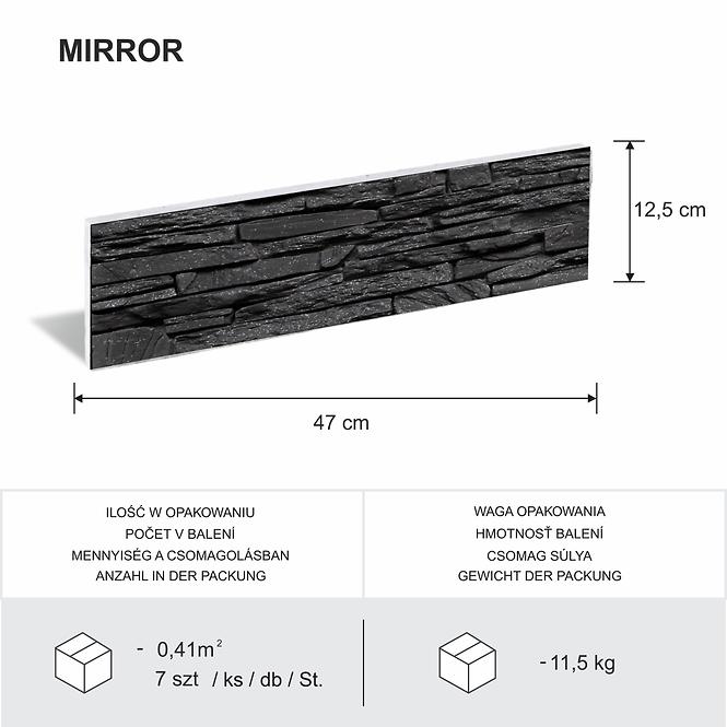 Csempe dekoratív Mirror csomag=0,41m2
