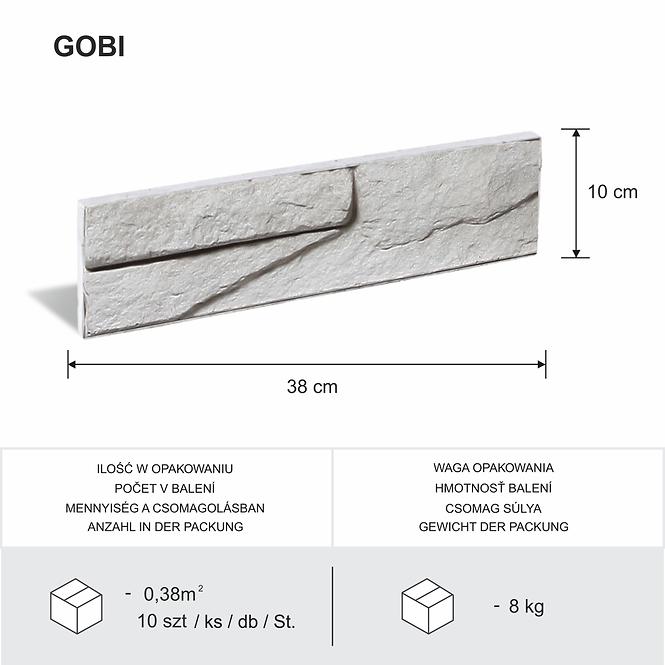 Csempe dekoratív Gobi csomag=0,38m2