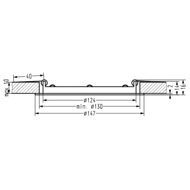 Lámpa SP-02 WH 6W LED Downlight 2245607,4