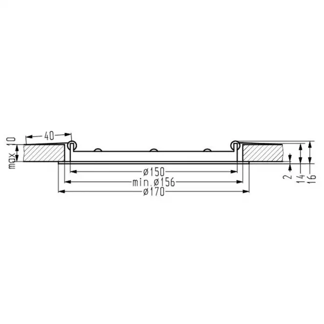 Lámpa SP-03 WH 9W LED Downlight 2245591