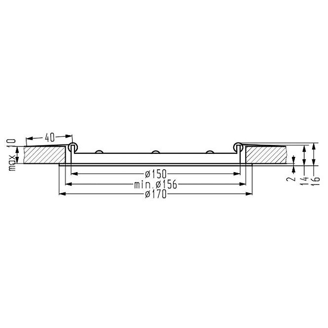 Lámpa SP-03 WH 9W LED Downlight 2245591,3