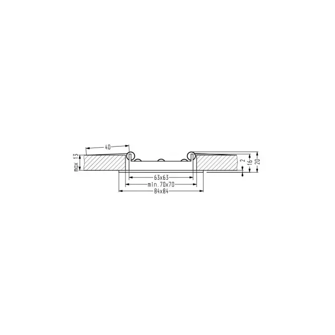 Lámpa SP-07 WH 3W LED Downlight KW 2263717