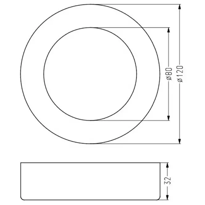 Lámpa SPN-03 WH 6W LED Downlight 2263748