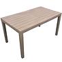 Sumatra asztal 138x78x72 taupe
