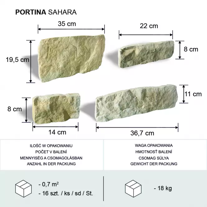Csempe dekoratív Ko Portina Sahara