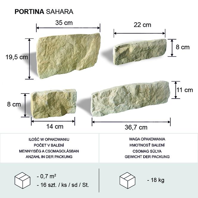 Csempe dekoratív Ko Portina Sahara