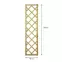 Fa kerítés panel R34 egyenes 40x180,2